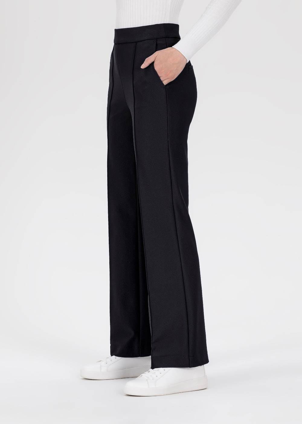 Stehmann Weite Hose Hellena in weichem Rib Jersey Black Friday Preise