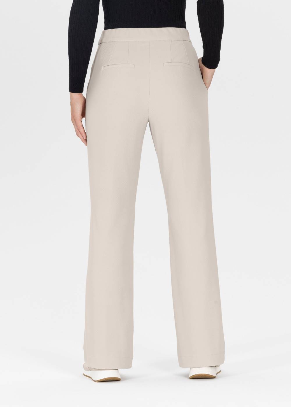 Stehmann Weite Hose Hellena in weichem Rib Jersey zollfrei