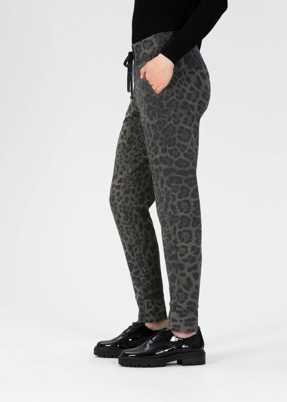 Stehmann Leo Jogpants Roxana in Rib Jersey Limitierter Zeitrabatt