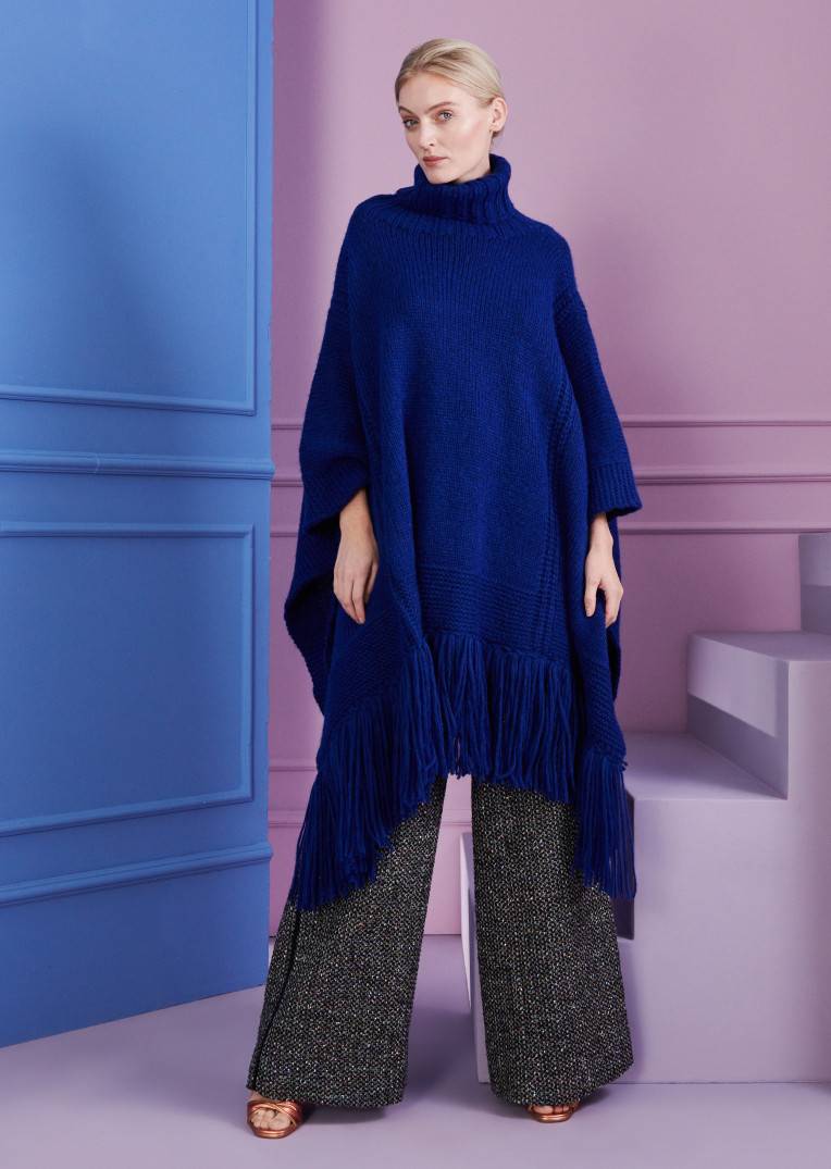 Talbot Runhof Poncho PadmaPoncho1 Räumungsverkauf