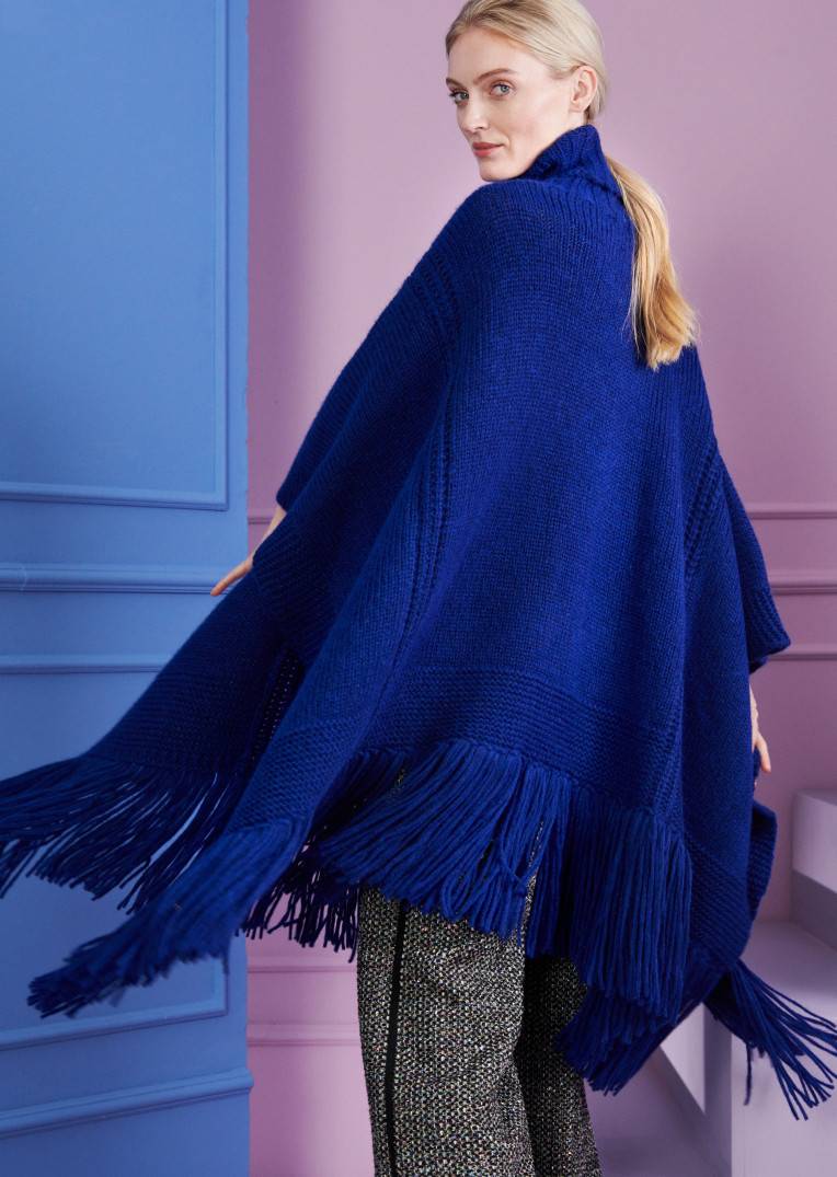 Talbot Runhof Poncho PadmaPoncho1 Räumungsverkauf