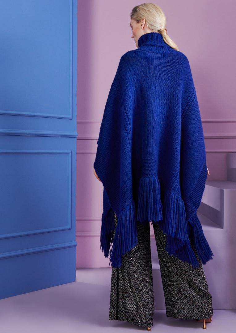 Talbot Runhof Poncho PadmaPoncho1 Räumungsverkauf