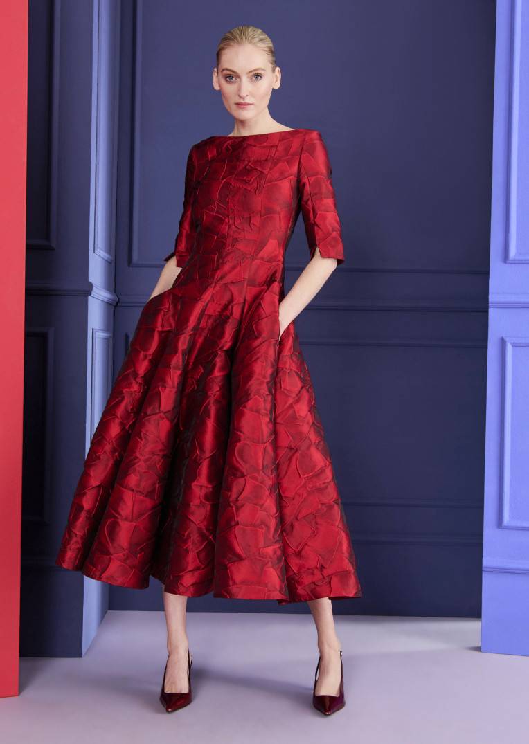 Talbot Runhof Midikleid Bogna5 Discount Store für neue Produkte