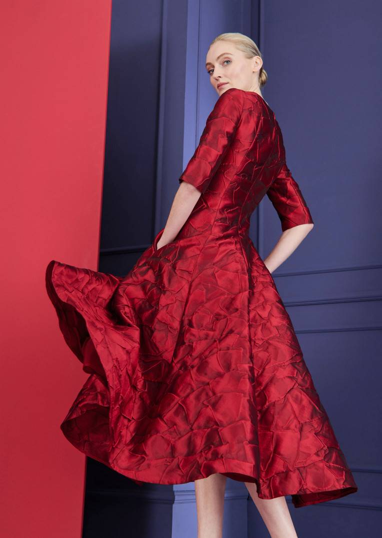 Talbot Runhof Midikleid Bogna5 Discount Store für neue Produkte