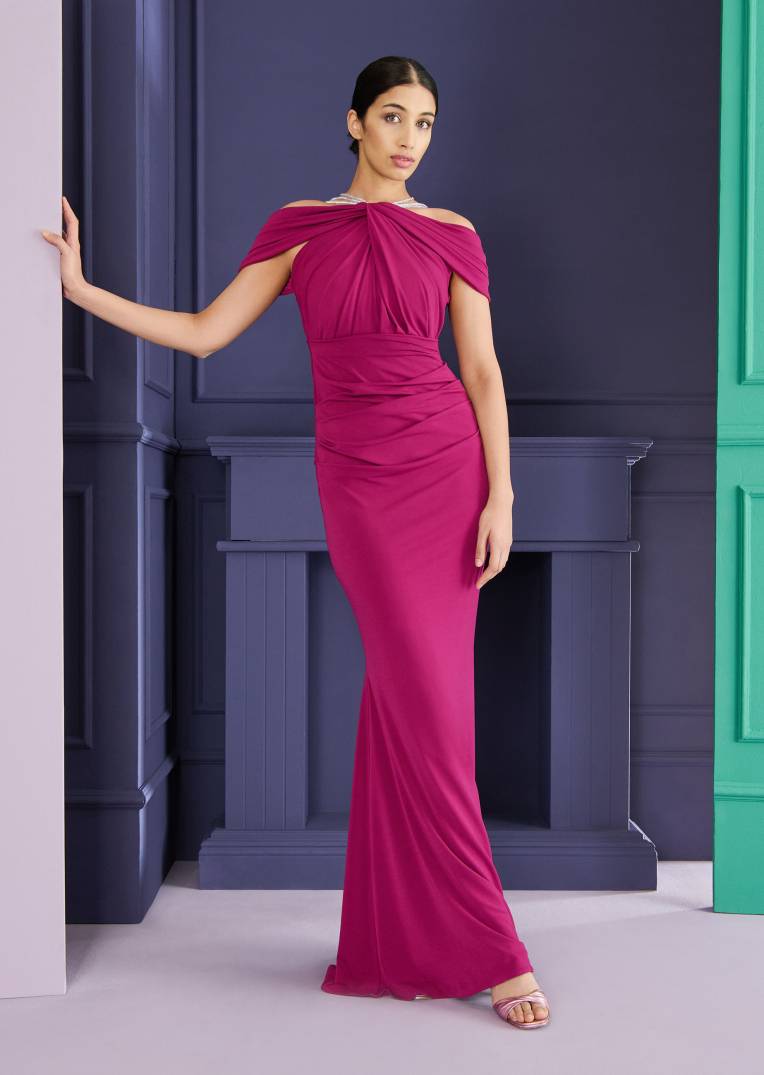 Talbot Runhof Abendkleid Morelle1 Rabatte dieses Monats
