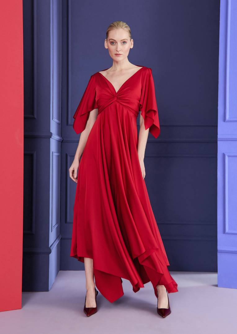 Talbot Runhof Midikleid Coleen5 Heißer Verkauf