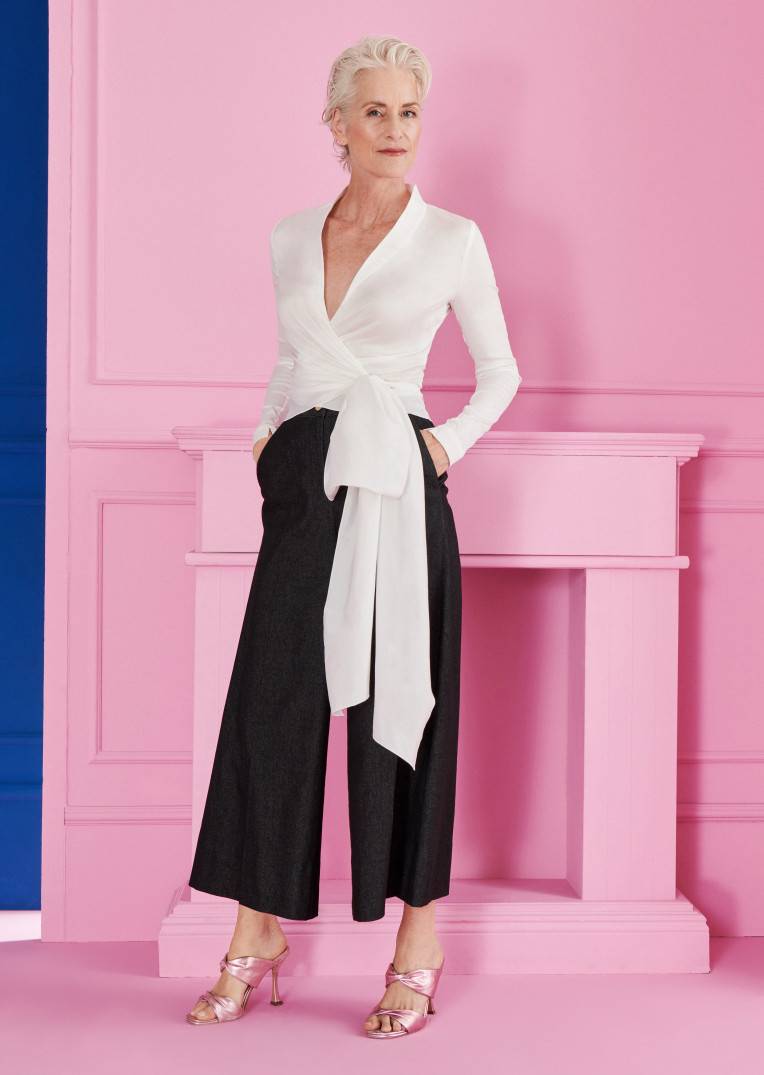 Talbot Runhof Wickelbluse Naxos1 Versandkostenfrei